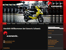 Tablet Screenshot of generic-motos.ch